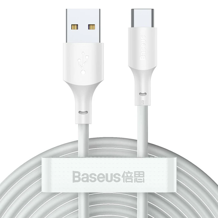 Καλώδιo USB Baseus TZCATZJ-02 1.5 m USB A USB-C White