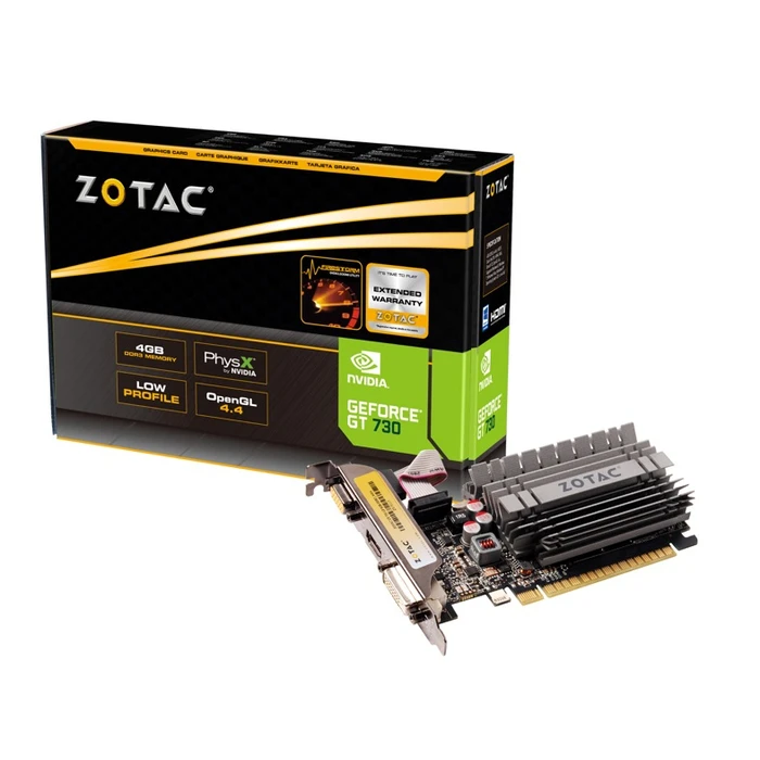 Κάρτα Γραφικών Zotac ZT-71115-20L NVIDIA GeForce GT 730 4GB GDDR3