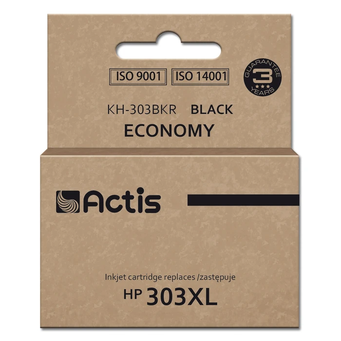 Μελάνι Συμβατό Actis KH-303BKR for HP 303XL T6N04AE; Premium; 20ml; 600 pages; black