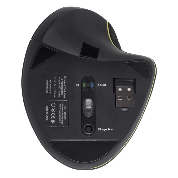 Ποντίκι Ασύρματο Port Designs 900706-BT Right-hand RF Wireless+Bluetooth Optical 1600 DPI