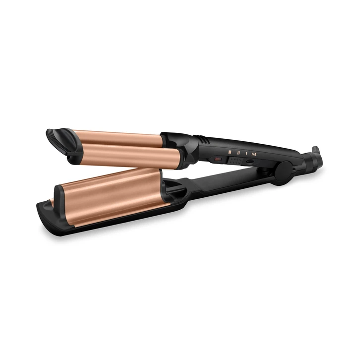 Πρέσα Μαλλιών BaByliss Deep Waves Curling iron Warm Black, Orange 98.4" (2.5 m)