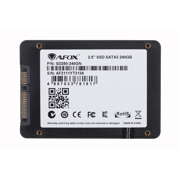 Σκληρός Δίσκος SSD 240GB AFOX TLC 555 MB/S