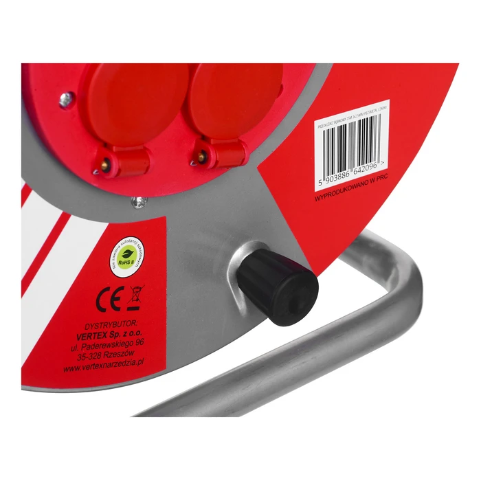 Στροφείο Vertex PB25METAL 3x2,5 mm Black