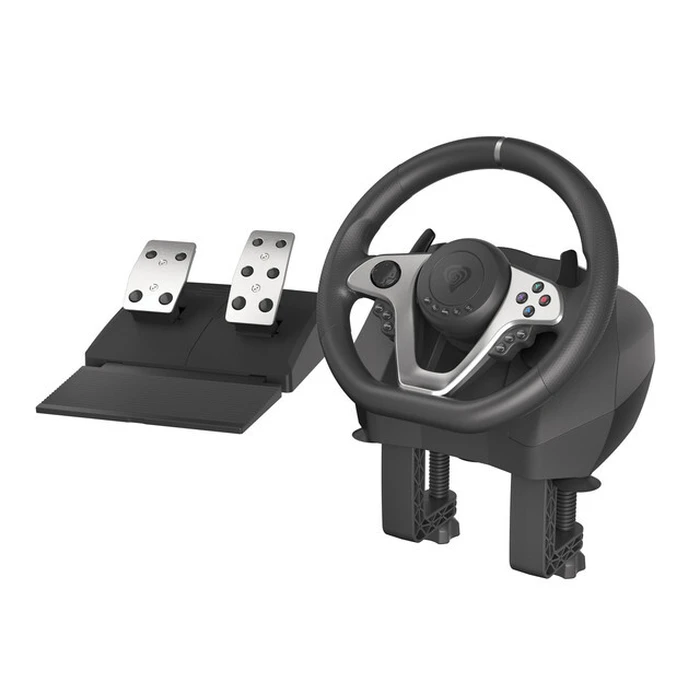 Τιμονιέρα Genesis SEABORG 400 Steering wheel + Pedals Nintendo Switch,PC,PlayStation 4,Playstation 3,Xbox 360,Xbox One USB Black