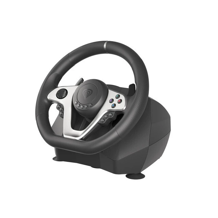 Τιμονιέρα Genesis SEABORG 400 Steering wheel + Pedals Nintendo Switch,PC,PlayStation 4,Playstation 3,Xbox 360,Xbox One USB Black