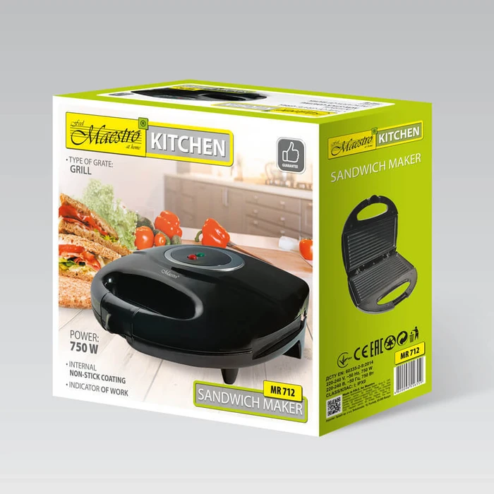 Τοστιέρα Maestro MR-712