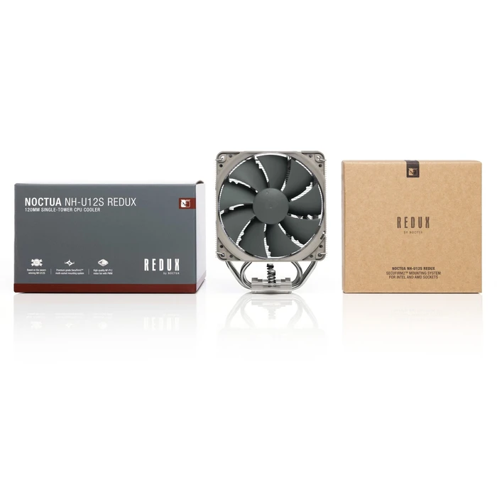 Ψύκτρα CPU Noctua NH-U12S redux Processor Cooler 12 cm Grey, Stainless steel