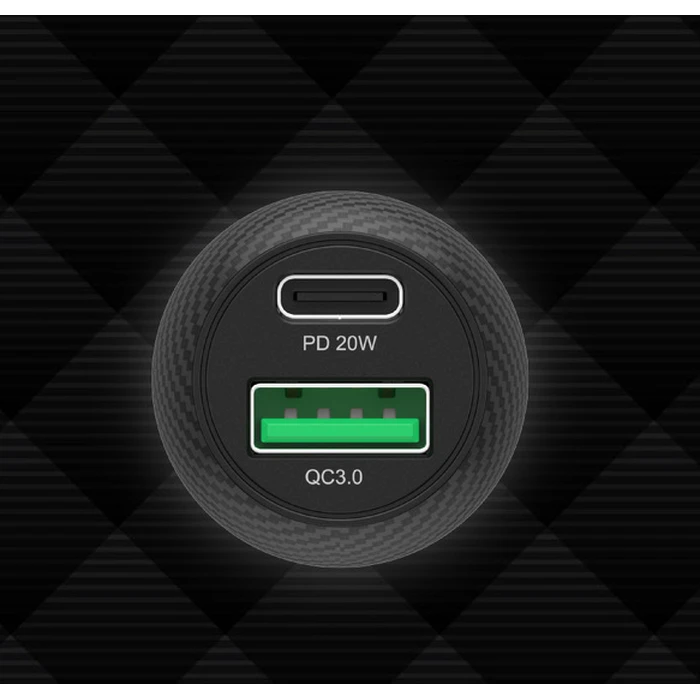Φορτιστής Αυτοκινήτου Unitek 38W, USB-A USB-C, QC3.0, P1400A