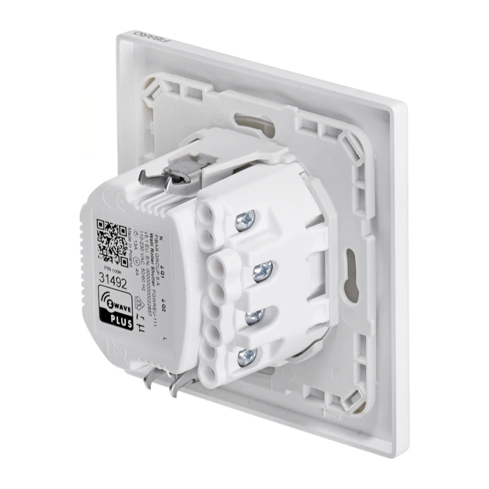 Διακόπτης Τοίχου Fibaro Walli electrical switch Roller lever switch White