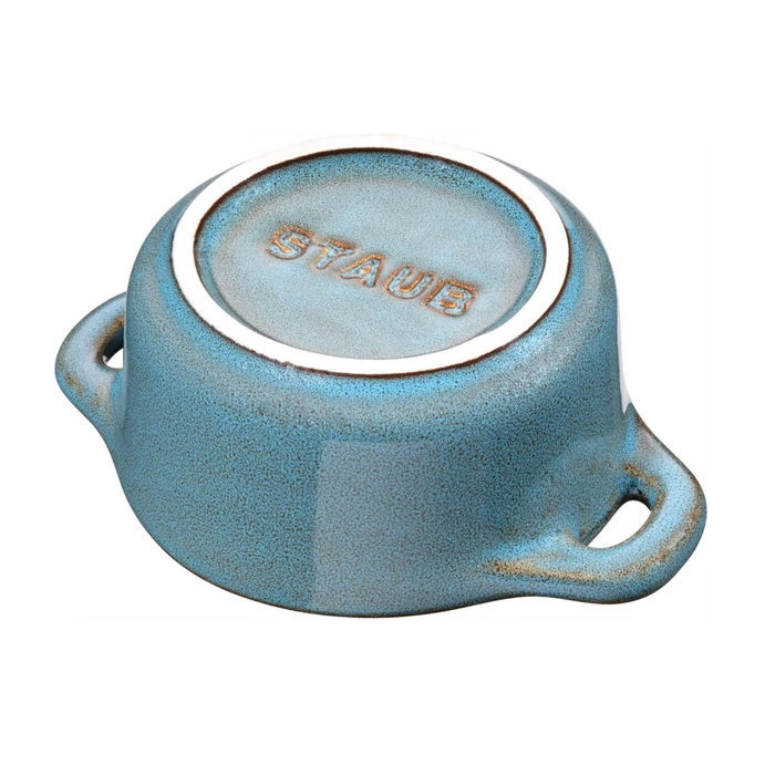 Σετ Μαγειρικά Σκεύη Zwilling Staub Mini Cocotte Round 4 pcs. - 200 ml 40508-160-0 Antique Turquoise