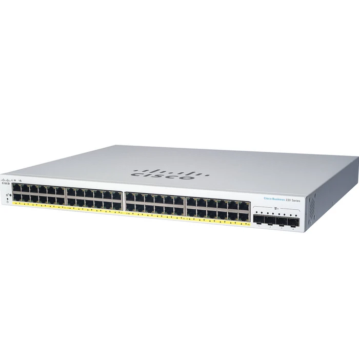 Network Switch Cisco CBS220-24P-4X Managed L2 Gigabit Ethernet (10/100/1000) (PoE) White