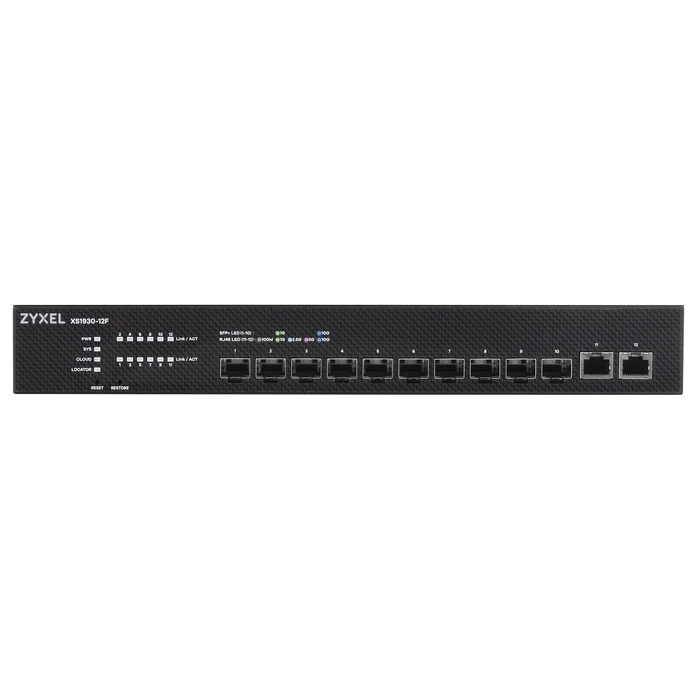 Network Switch Zyxel XS1930-12F-ZZ0101F Managed L2/L3 10G Ethernet (100/1000/10000) Black