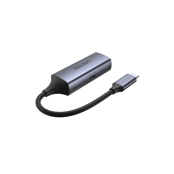 Αντάπτορας Δικτύου USB Unitek USB-C - RJ45 1GBPS, PD 100W