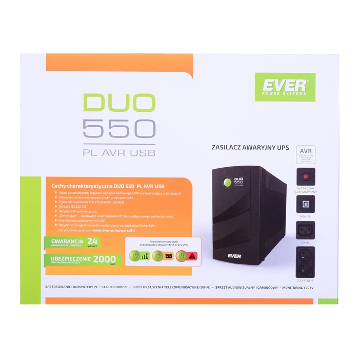 UPS Ever DUO 550 PL AVR USB