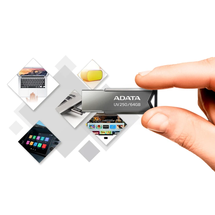 USB Flash 32GB Adata UV250 Type-A 2.0 Silver