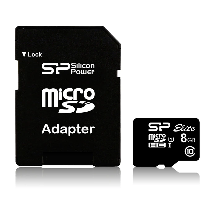 Κάρτα Μνήμης microSDHC 8GB Silicon Power Elite UHS-I Class 10