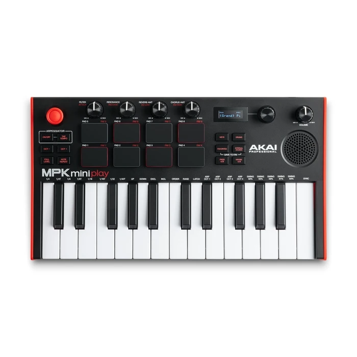 Midi Controller Akai MPK Mini Play MK3 Pad USB Black, Red