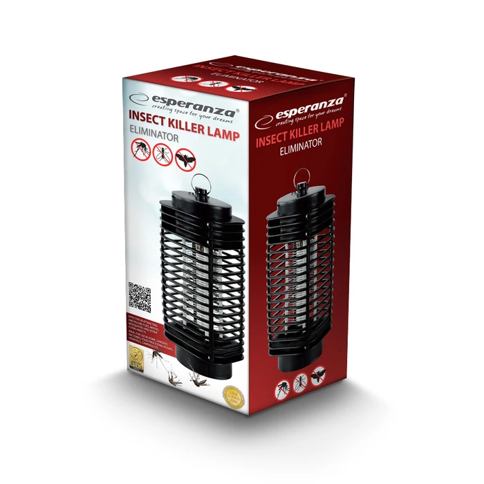 Ηλεκτρική Εντομοπαγίδα Esperanza EHQ002 ELECTRIC INSECT UV LAMP Black