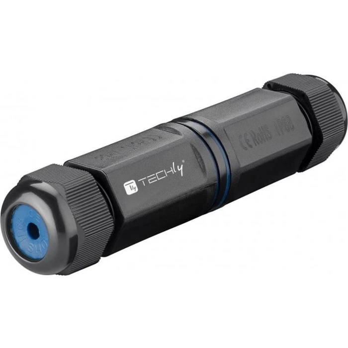 Αντάπτορας Δικτύου Techly IWP-MD C6-IP68T cable gender changer RJ-45 Black