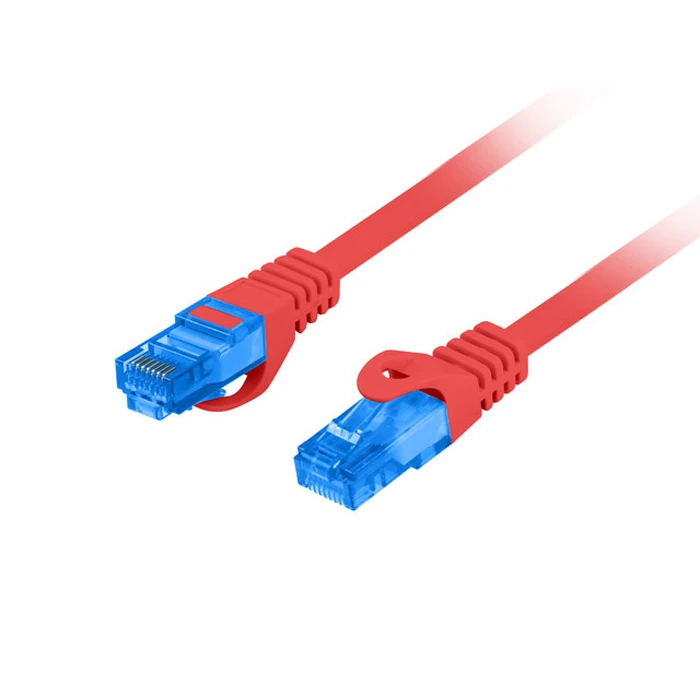 Καλώδιο Δικτύου Lanberg PATCHCORD S/FTP CAT.6A 0.5M RED LSZH