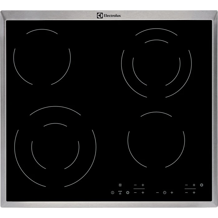 Κεραμική Εστία Electrolux EHF6342XOK Black Built-in Ceramic 4 zone(s)