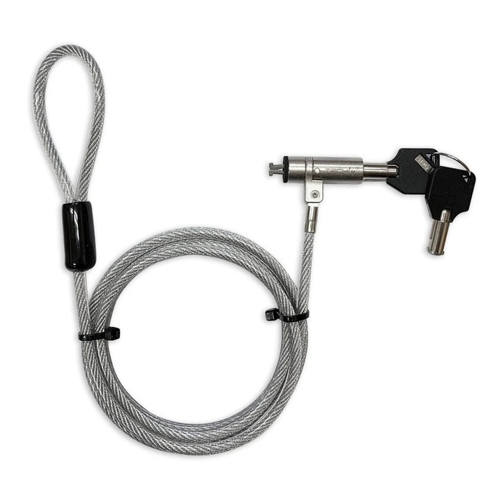 Κλειδαριά Laptop Techly 107289 cable lock Silver 1.8 m