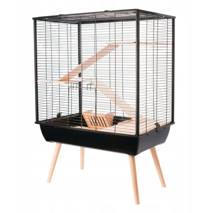 Κλουβί Τρωκτικών Zolux Neo Cozy Large Rodents H80, black color