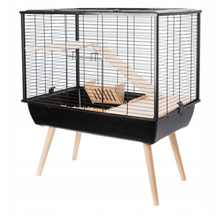 Κλουβί Τρωκτικών Zolux Neo Muki Large Rodents H58, black