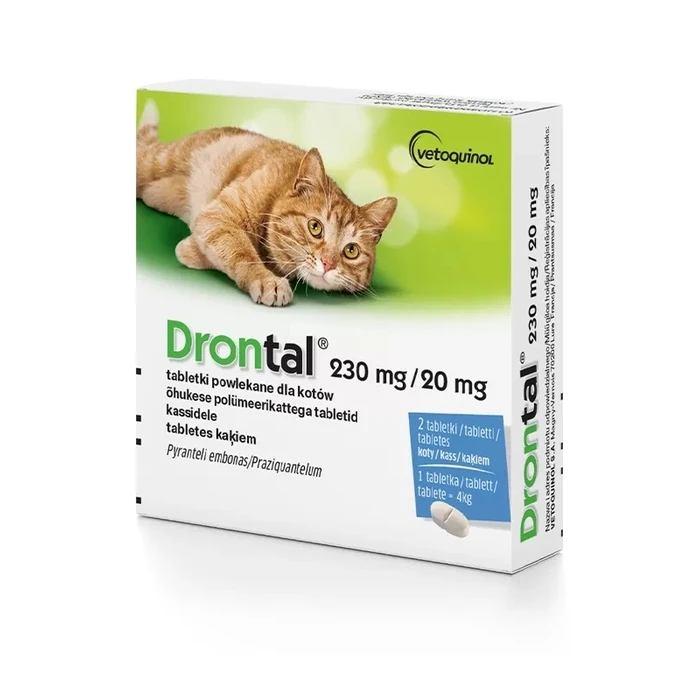 Συμπλήρωμα Διατροφής Κατοικίδιου Vetoquinol Drontal - worming tablets for cats