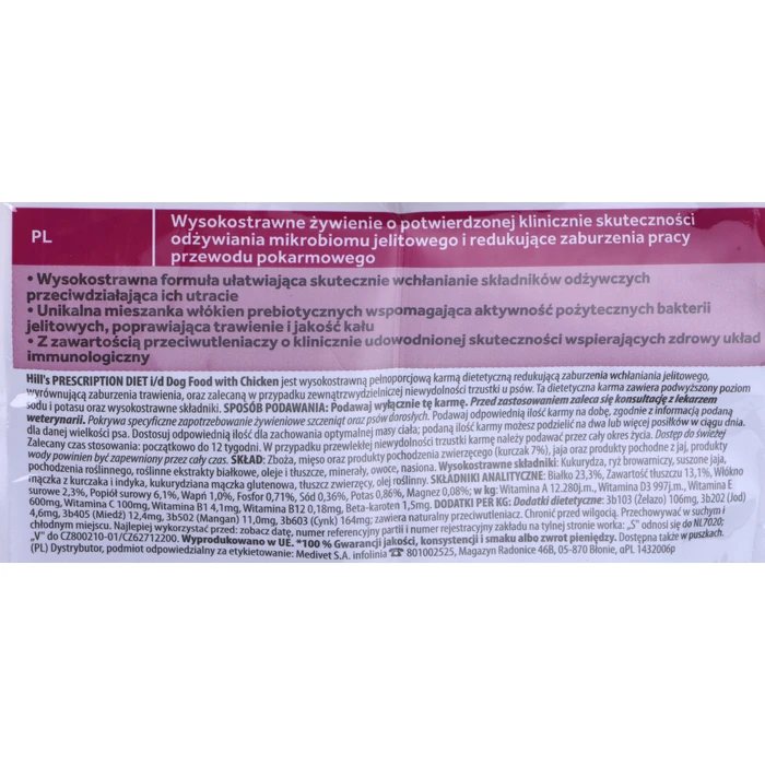 Ξηρά Τροφή Σκύλων Hill's Prescription Diet Digestive Care i/d Canine with Chicken - 12kg