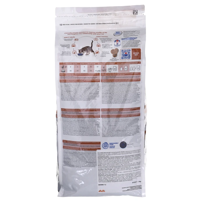 Ξηρά Τροφή Γάτας Hill's PRESCRIPTION DIET Feline k/d Kidney Care Chicken 3 kg