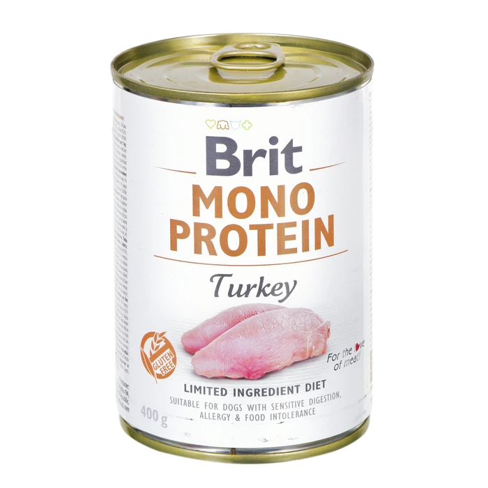 Υγρή Τροφή Σκύλων BRIT Mono Protein TURKEY 400g