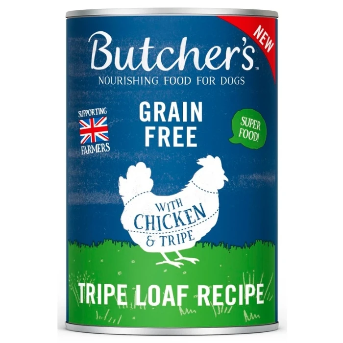 Υγρή Τροφή Σκύλων Butchers Original Tripe z chicken i rumen pate 400g