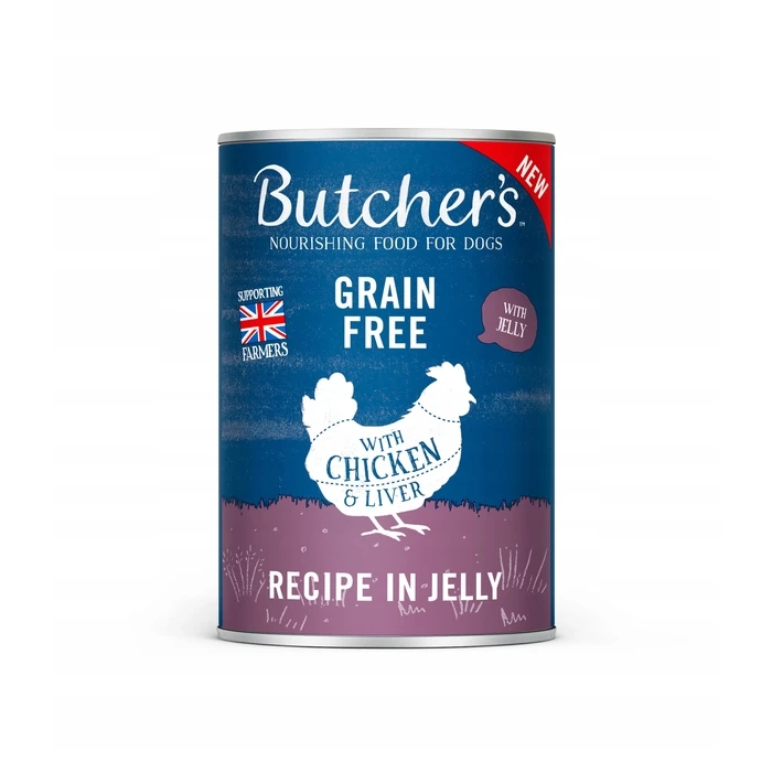Υγρή Τροφή Σκύλων Butcher's Original Recipe in Jelly Pieces z chicken w jelly 400g