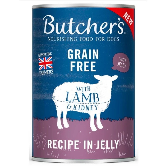Υγρή Τροφή Σκύλων Butcher's Original Recipe in Jelly Pieces z lamb w jelly 400g