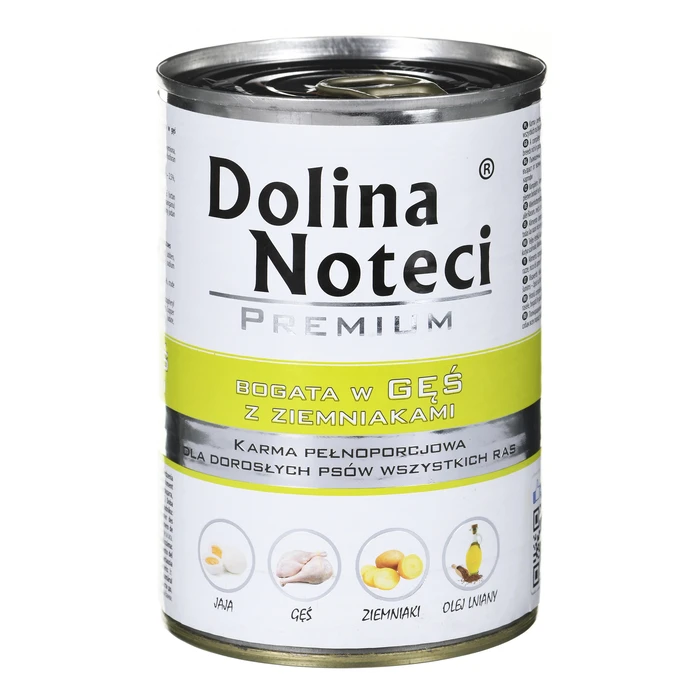 Υγρή Τροφή Σκύλων Dolina Noteci Premium Rich in goose and potatoes 400 g