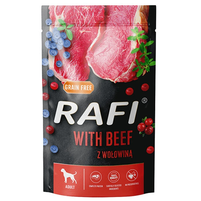 Υγρή Τροφή Σκύλων Dolina Noteci Rafi with beef - 500g