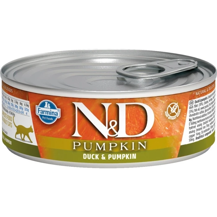 Υγρή Τροφή Γάτας Farmina N&D Duck & Pumpkin 80g