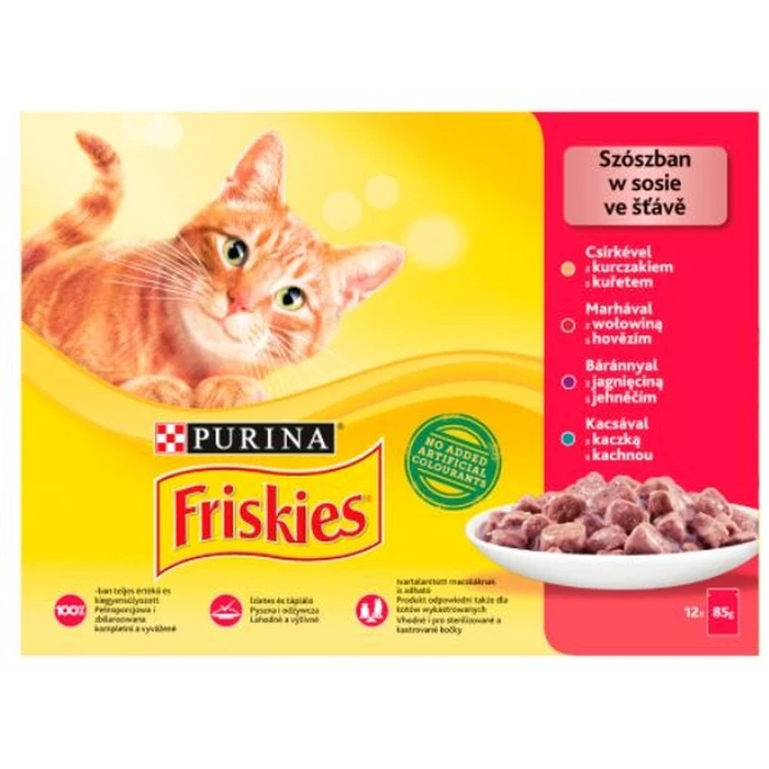 Υγρή Τροφή Γάτας Friskies Mix meat 12 x 85 g