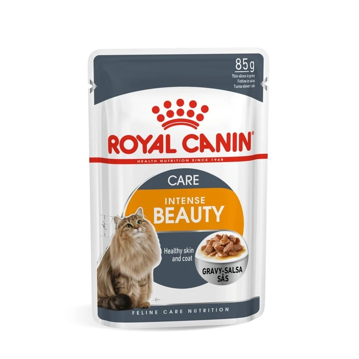 Υγρή Τροφή Γάτας Royal Canin Intense Beauty Chunks in sauce 12x85 g
