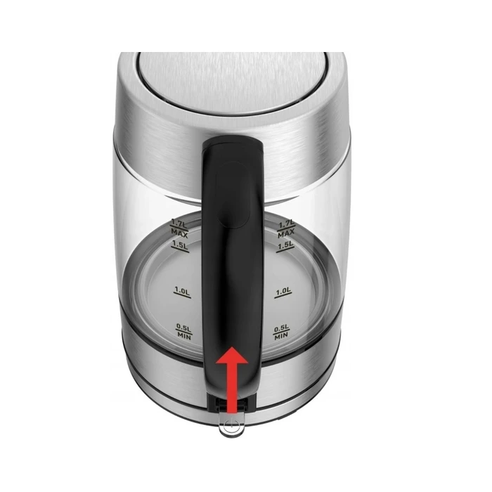 Βραστήρας Tefal KI772D 1.7 L 2400 W Stainless steel, Transparent