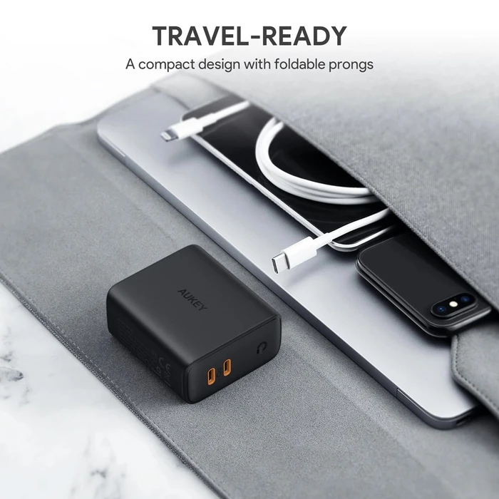 Φορτιστής Πρίζας Aukey PA-D2 36W Black Indoor