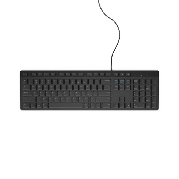 Πληκτρολόγιο Ενσύρματο Dell KB216 USB QWERTY US International Black