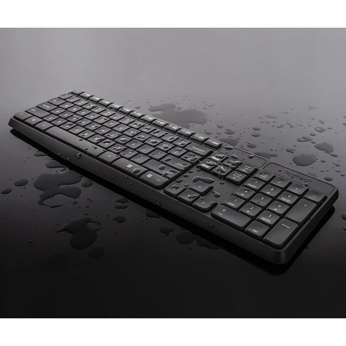 Σετ Πληκτρολόγιο Και Ποντίκι Ασύρματο Logitech MK235 USB US International Grey