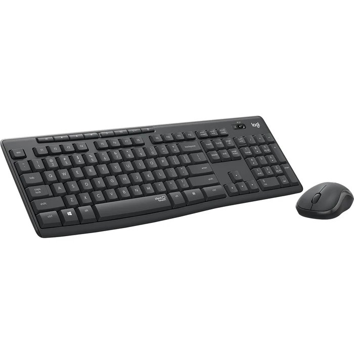 Σετ Πληκτρολόγιο Και Ποντίκι Ασύρματο Logitech MK295 Silent USB German Graphite