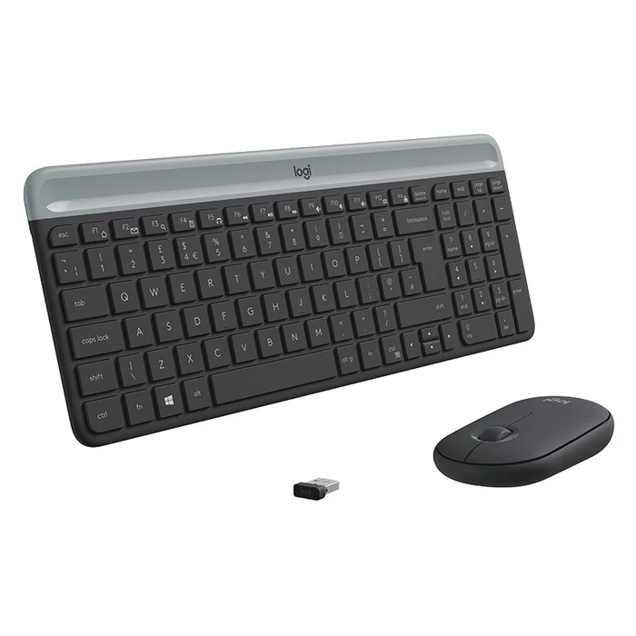 Σετ Πληκτρολόγιο Και Ποντίκι Ασύρματο Logitech MK470 USB US International Graphite