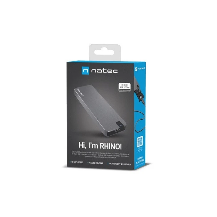 Θήκη για Σκληρό Δίσκο M.2 Natec RHINO NVME ALUMINIUM
