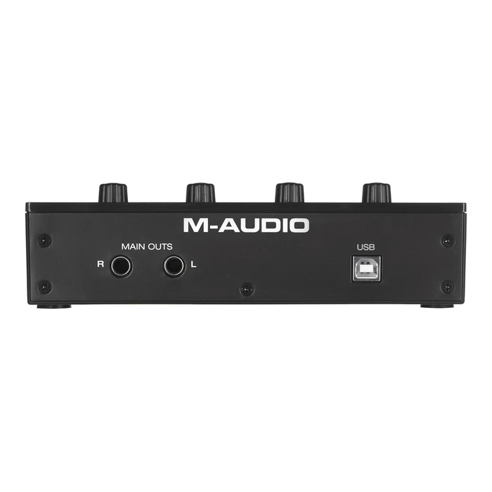 Εξωτερική Επαγγελματική Κάρτα Ήχου M-Audio M-Track Duo USB Crystal preamplifier 16 bit 48 kHz Black