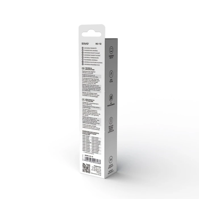 Τηλεχειριστήριο Savio RC-12 IR Wireless TV Press buttons