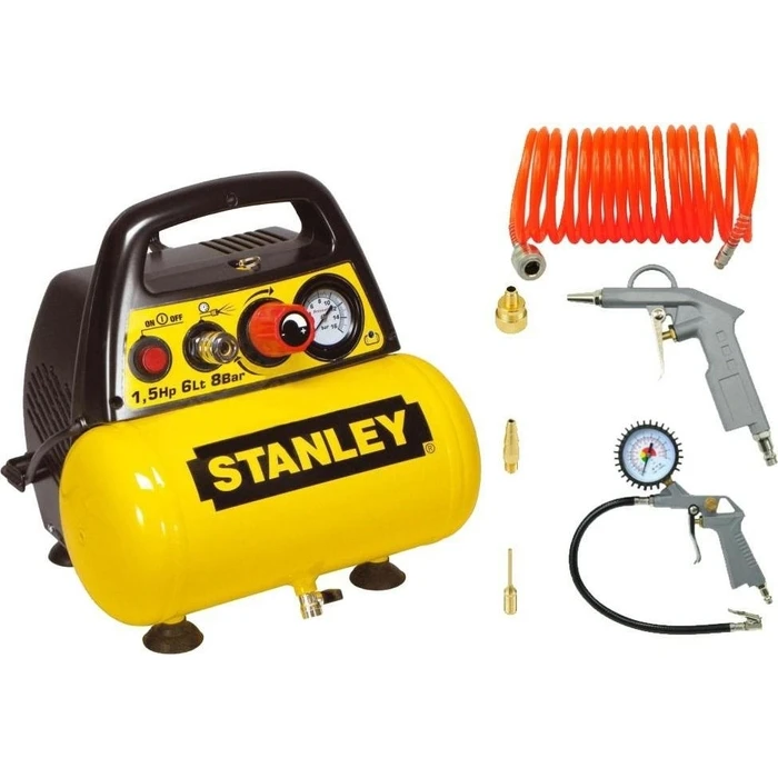 Κομπρεσέρ Αέρος Stanley OIL-FREE COMPRESSOR 6L+PNEUMATIC KIT